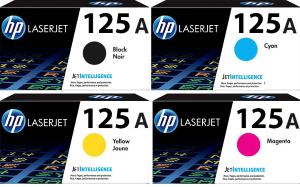 HP 125A SET 4 TONER CB540A CB541A CB542A CB543A K 2.200 C Y M 1400 pagine  stampanti: HP Color LaserJet CM1312 CM1312nfi CP1210 CP1215 CP1217 CP1510 CP1514n CP1515n CP1518 CP1518ni